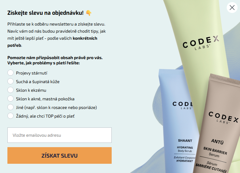 Pop-up: Segmentace už od vstupu na web Pop-up: Segmentace už od vstupu na web